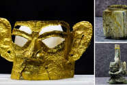 金面具、神壇、玉琮、絲綢……三星堆考古又上新了！
