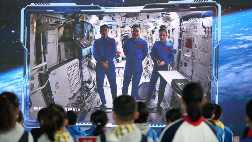 中國空間站第二次太空授課活動取得圓滿成功